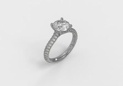 Harmony Hidden Halo Engagement Ring