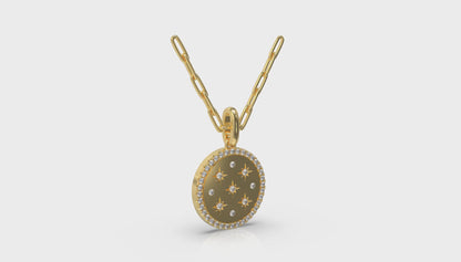 Star Diamonds and Diamond Pendant Necklace