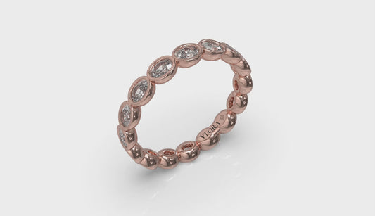 Bezel Set Oval Eternity Ring