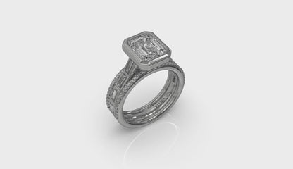 Modern Cathedral Engagement Ring