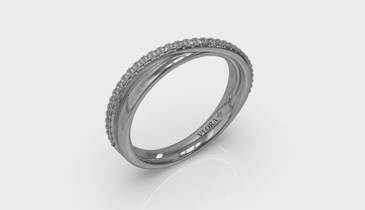 Delicate Wave Stackable Band