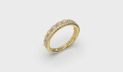 Marquise Dual Stackable Band