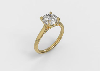 Matching Band for Cathedral Classic Solitaire Engagement Ring
