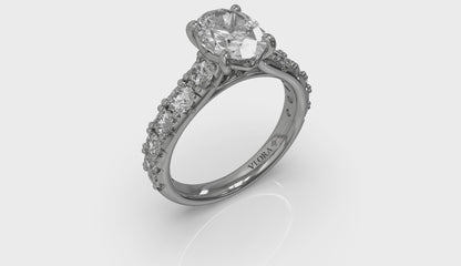 Luxe Classic Oval Engagement Ring