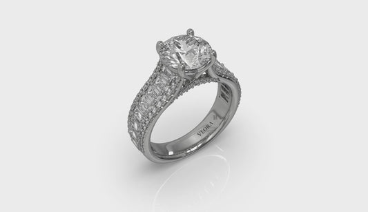 Opulence Oval Engagement Ring