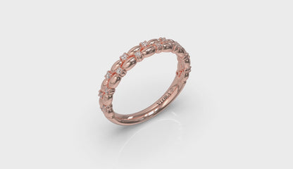 Diamond Oval Band