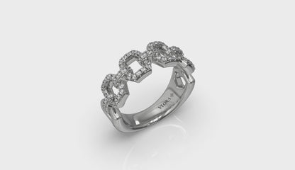 Diamond Link Ring