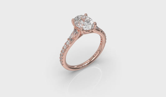 Luminous Oval Engagement Ring