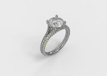 Matching Band for Splendid Cathedral Split Shank Engagement Ring
