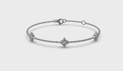 Diamond Multi Vlora Star Bracelet