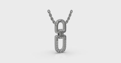 Silhouette Link Necklace