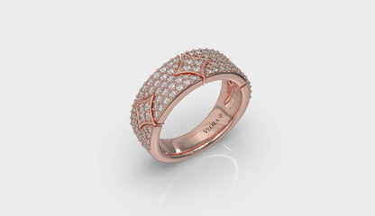 Diamond Vlora Star Ring