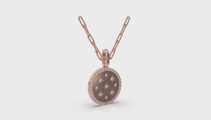 Star Diamonds and Diamond Pendant Necklace