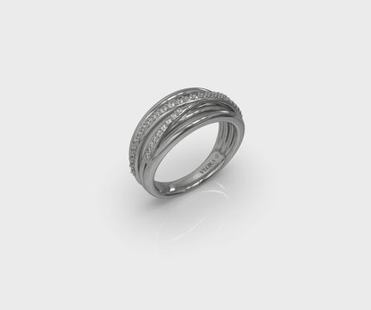 Diamond Twist Ring