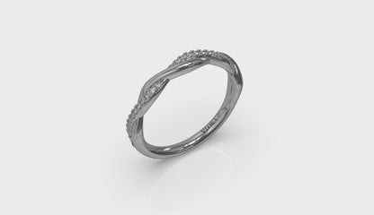 Slim Twist Stackable Band