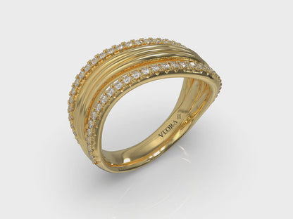 Triple Wave Ring