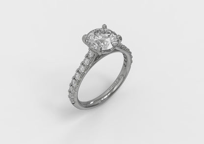 Classic Cathedral Engagement Ring
