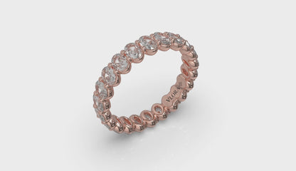 Luminous Oval Eternity Ring