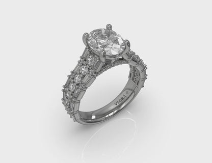 Opulent Oval Engagement Ring