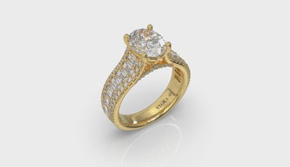 Opulence Oval Engagement Ring