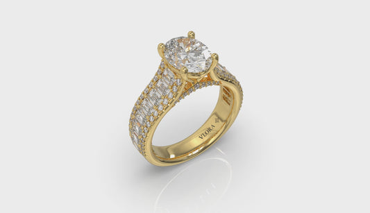 Opulence Oval Engagement Ring