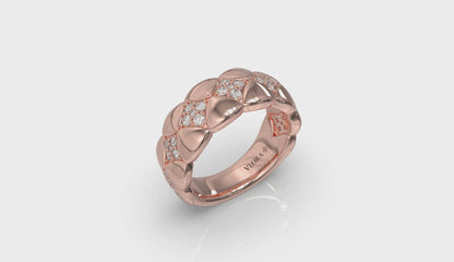 Diamond Tufted Vlora Star Ring