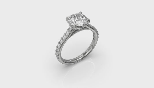 Classic Cathedral Engagement Ring