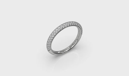 Pave Profile Stackable Band