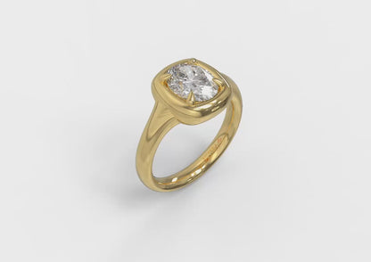 Bold Elegance Engagement Ring