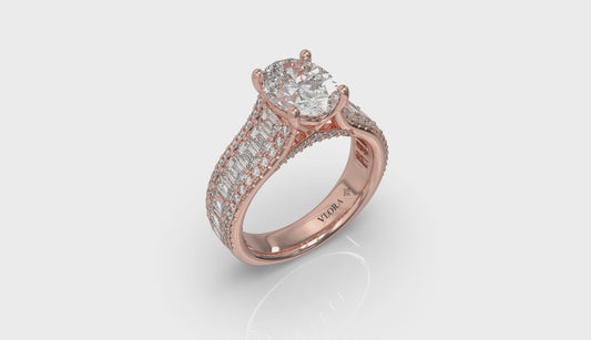 Opulence Oval Engagement Ring