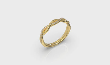 Entwined Stackable Band