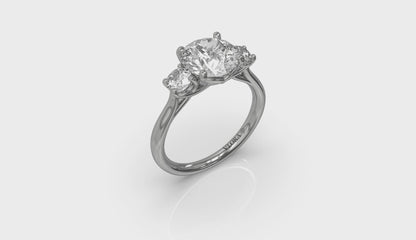 Timeless Trio Three Stone Engagement Ring