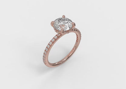 Matching Band for Delicate Classic Engagement Ring
