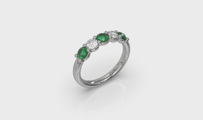 Emerald and Diamond Band