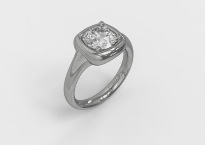 Bold Elegance Engagement Ring