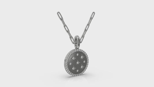 Star Diamonds and Diamond Pendant Necklace