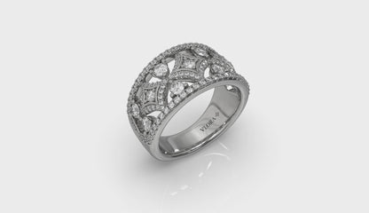 Diamond Open Vlora Star Ring