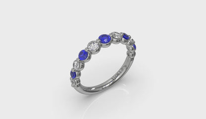 Diamond and Sapphire Ring