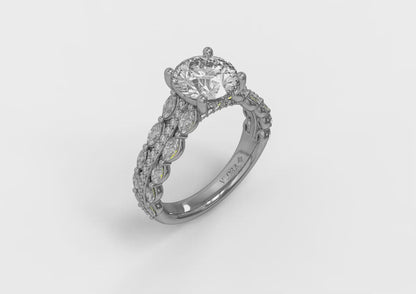 Matching Band for Harmony Engagement Ring