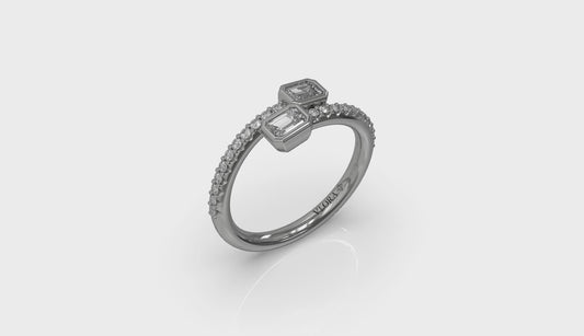 Diamond Baguette Wrap Ring