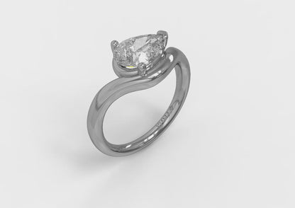 Pear Excellence Engagement Ring