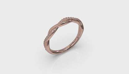 Slim Twist Stackable Band