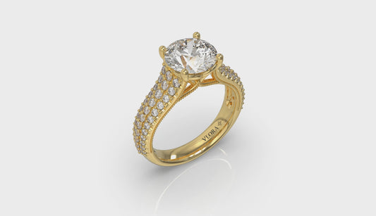 Ravishing Round Engagement Ring