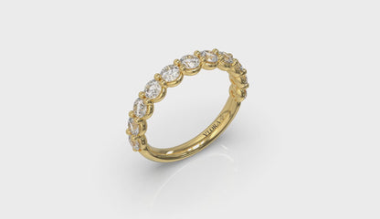 Bold Round Diamond Band