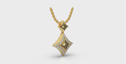 Diamond Vlora Star Pendant Necklace