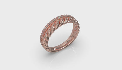 Twist Double Ring