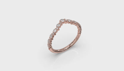 Chevron Contoured Band