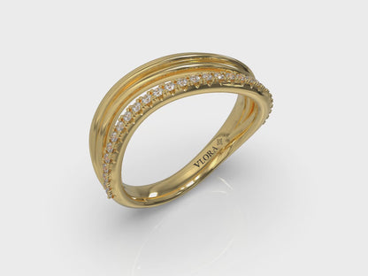 Double Wave Ring