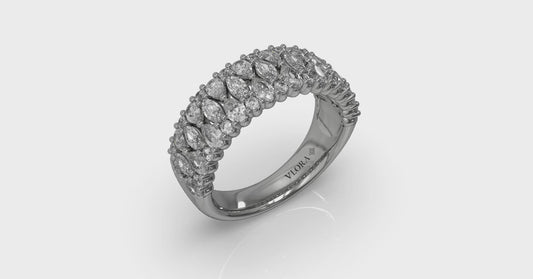 Pear, Round and Marquis Diamond Ring