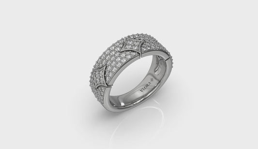 Diamond Vlora Star Ring